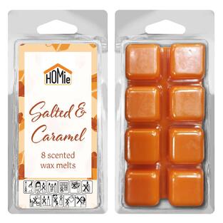 Αρωματικό wax melt salted caramel σετ=8 κύβοι 80gr