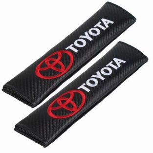 Μαξιλαράκια Ζώνης Αυτοκινήτου Carbon 2τμχ TOYOTA HW-0196TO