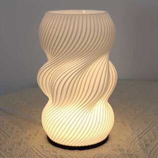 Φωτιστικό LED – Βάζο με ρύθμιση φωτεινότητας και 3 είδη φωτισμού 3D εκτύπωσης 16961-2501