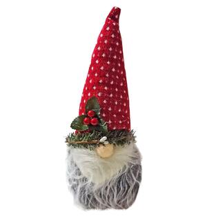 Άγιος gnome με στεφάνι 23cm