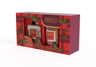 Σετ Δώρου Αρωματικό Χώρου Με Sticks & Αρωματικό Κερί Apple Cinnamon