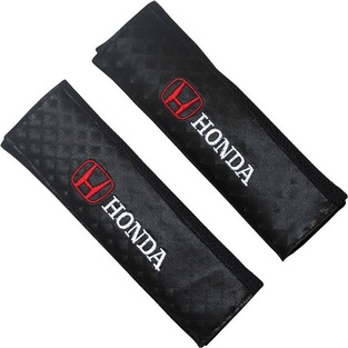 Μαξιλαράκια Ζώνης Αυτοκινήτου Carbon 2τμχ HONDA HW-0196HO