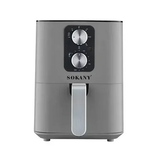 Φριτέζα αέρος με χωρητικότητα 5.5L Air fryer 1400W Sokany SK-ZG-8044 γκρι